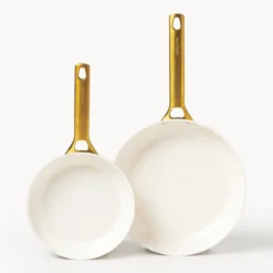 Set de 2 sartenes cerámicas Padova Cream White GreenPan