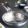Set de 3 sartenes Efficient inox BRA