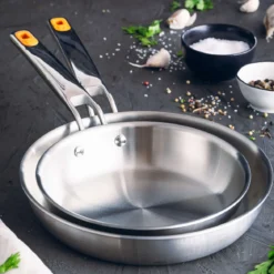 Set de 3 sartenes Efficient inox BRA