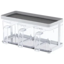 Set de Stand Organizador con 3 botes Yamazaki