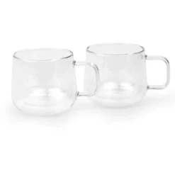 Set de 2 tazas de cristal de doble pared Merano Bredemeijer