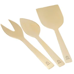 Set de 3 utensilios para queso inox dorado Artesà KitchenCraft