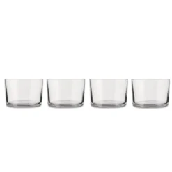 Set de 4 vasos de vidrio cristalino Glass Family Alessi