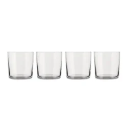 Set de 4 vasos de vidrio cristalino Glass Family Alessi