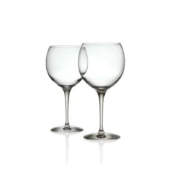Set de 4 vasos de vino de vidrio cristalino Mami XL Alessi