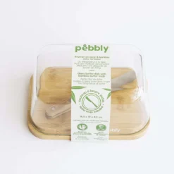 Set mantequillera y cuchillo de Pebbly