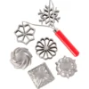 Set para flores fritas, buñuelos y tartaletas escandinavas Nordic Ware