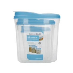 Set 3 Recipientes Blue Card sin BPA KitchenCraft