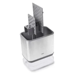 Soporte para cepillos y estropajos de acero inoxidable OXO
