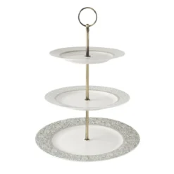 Stand para tartas de 3 pisos de porcelana Wild Clematis Laura Ashley