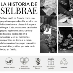 Tabla colgante para cortar y servir de madera de roble Selbrae