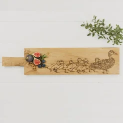 Tabla rectangular para servir y cortar de madera de roble Selbrae
