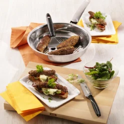 Tacoma de madera con 5 cuchillos de cocina Alaska Fissler