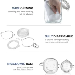 Tarro hermético de 500 a 2000 ml Fido Bormioli Rocco