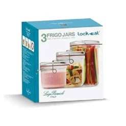 Tarros y botellas herméticas de cristal Lock Eat Luigi Bormioli