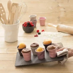 Taza arrugada tipo espresso de porcelana 80 ml Revol
