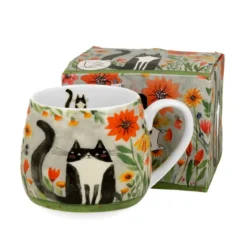 Taza mug ancha de porcelana Duo