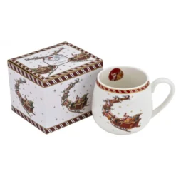 Taza Mug Trineo Papa Noel Duo