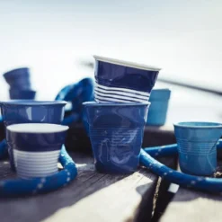 Tazas arrugadas de porcelana 180 ml Revol