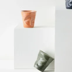 Tazas arrugadas de porcelana 180 ml Revol