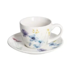 Tazas de porcelana con y sin plato 420ml Florenne Tognana