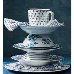 Taza tipo mug de porcelana 32cl Laura Ashley