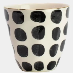 Taza vaso de gres Topos Vigdis Olsson & Jensen