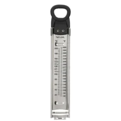 Termómetro para azúcar y frituras de acero inox, con clip de Taylor