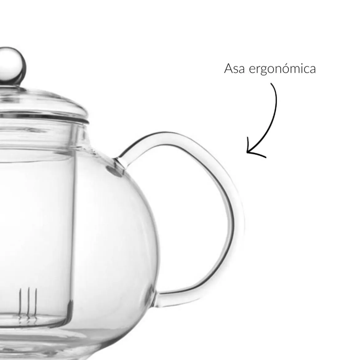 Tetera de cristal con infusor Verona Bredemeijer