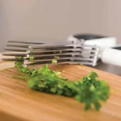 Tijeras para hierbas y aromáticas de 5 cortes con cepillo Berghoff