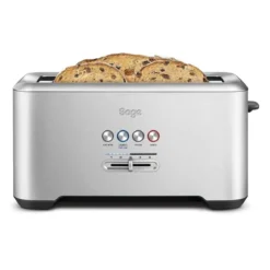 Tostadora de 2 ranuras largas con indicador LED Sage