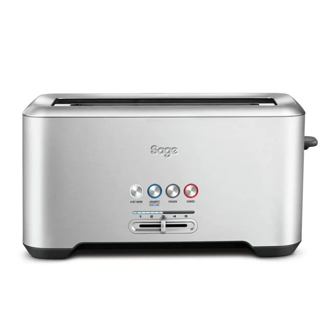 Tostadora de 2 ranuras largas con indicador LED Sage