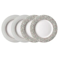 Vajilla de 16 piezas de porcelana Wild Clematis Laura Ashley
