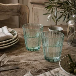 Vasos de cristal Glass Laura Ashley