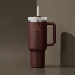 Vaso termo con asa y pajita The Quencher FlowState Stanley