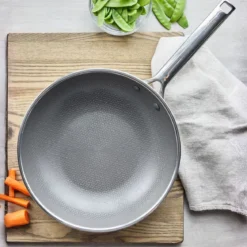 Wok cerámico de acero inoxidable tricapa con fondo de nido de abeja Apex GreenPan